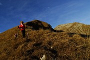 75 Sguardo indietro verso, in alto, a Cima Menna 
